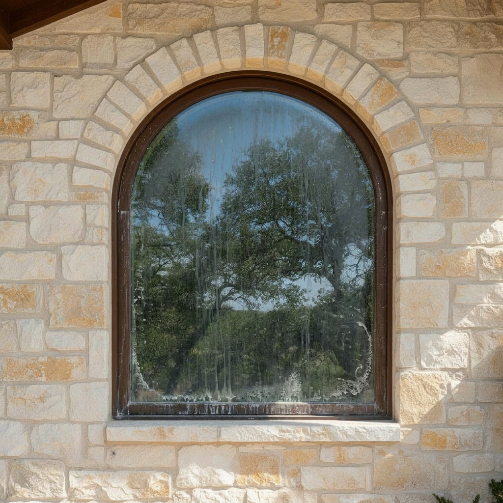 Window before Clear View Cleaning